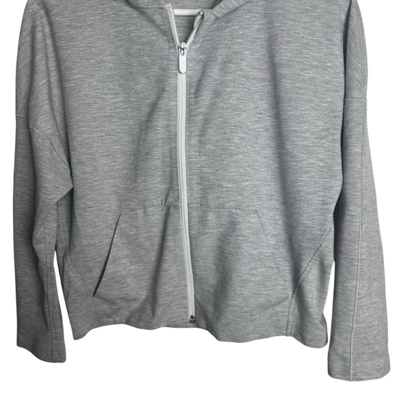 Lululemon Minimal Hoodie, Heathered Power Grey, Size 4 - Picture 7 of 11